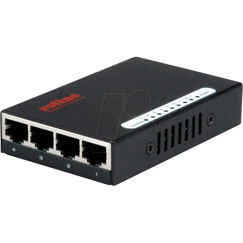 ROLINE Gigabit Ethernet Switch, Pocket, 8-Poorts – afbeelding 1