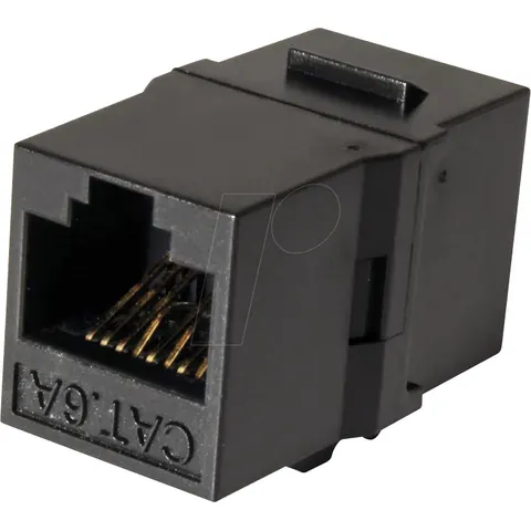 ROLINE 21173106 - Keystone module, RJ45 jack > jack, Cat.6 – image 1
