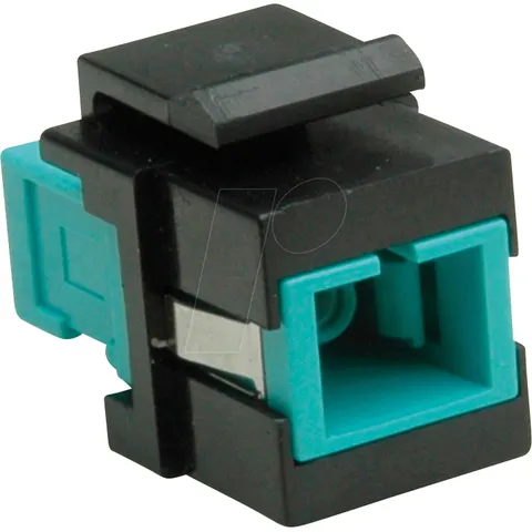 ROLINE 21170054 - Keystone module, fibre-optic coupling, SC simplex, OM3 – image 1