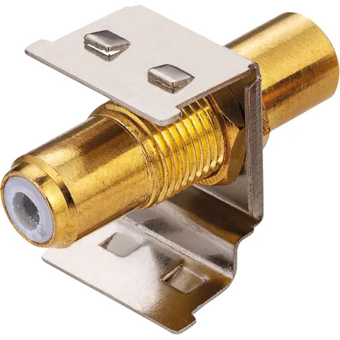 ROLINE 26110395 - RCA keystone coupling, metal, white – image 1