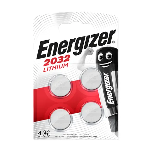 Batterij Energizer knoopcel 4x CR2032 lithium – afbeelding 1