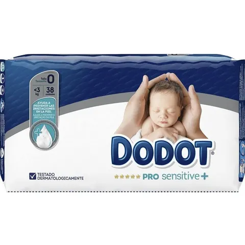 dodot Pro Sensitive Talla 0 38uds – imagen 1