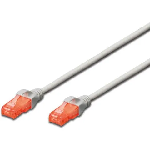 Cable Red RJ45 Cat6 U/UTP Gris (3 mts) - EWENT – imagen 1