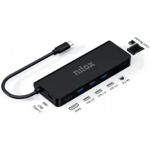 USB Hub Nilox NXDSUSBC04 – afbeelding 1