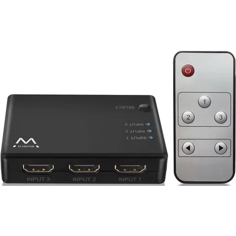 Ewent Switch HDMI 3 Portas 4K@30Hz – imagen 1