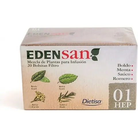 Dielisa Edensan 01 Hepático 20 Infusiones – imagen 1
