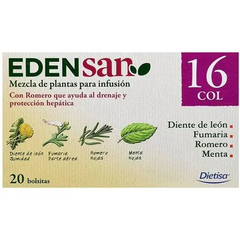 Dielisa Edensan 16 Col 20 Infusiones – imagen 1