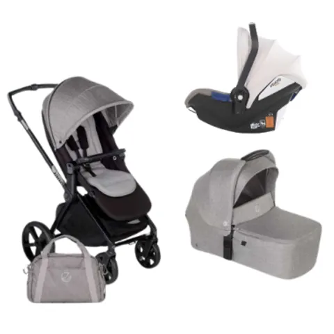 DUO Muum 4 U81 Cloud (gris) Cochecito Jane Capazo Sweet – imagen 1