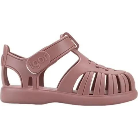 Chanclas De Niña Igor Tobby Solid Velcro Rosa 24 Niña – imagen 1