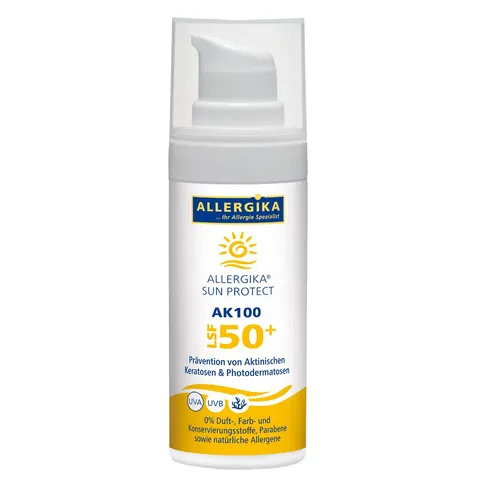 Allergika Sun Protect Ak100 Creme Lsf 50+ – Bild 1