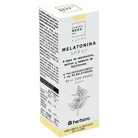 Herbora Melatonina Spray 30 ml – imagen 1