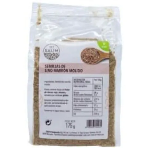 INT-SALIM Semilla Lino Marrón Molida 175 gr – imagen 1