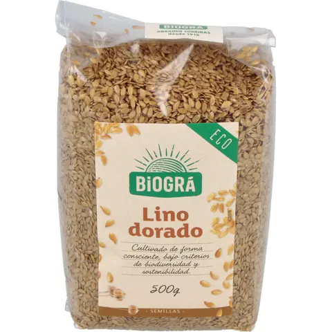 Biogra Lino dorado 500g – imagen 1