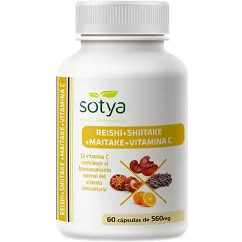 Sotya reishi-maitake-shitake 60cap. – imagen 1