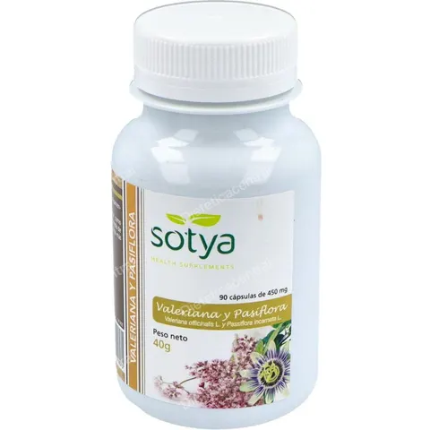 Sotya Valeriana y Pasiflora 90caps – imagen 1