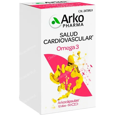 Arkopharma Arkocápsulas Omega 3 50caps – imagen 1