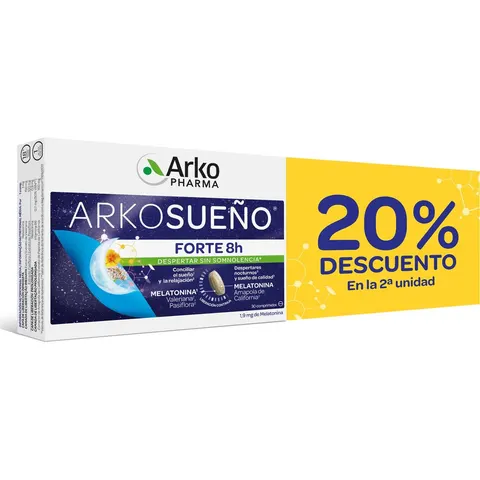 Arkopharma Arkosueño Forte 8H 2x30comp – imagen 1
