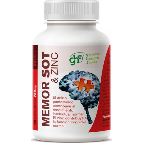GHF Memor-Plus 750 mg 60 caps – imagen 1