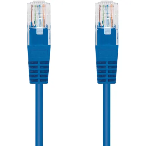 Cable Red RJ45 Cat6e U/UTP Azul (50cm) - Nanocable – imagen 1