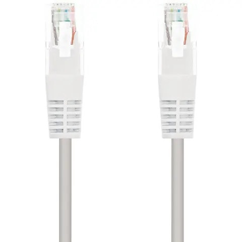Cable Red RJ45 Cat.6e Blanco (2 mts) - Nanocable – imagen 1