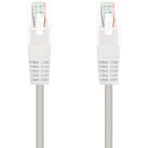 Cable Red RJ45 Cat6 U/UTP Blanco (3 mts) - Nanocable – imagen 1