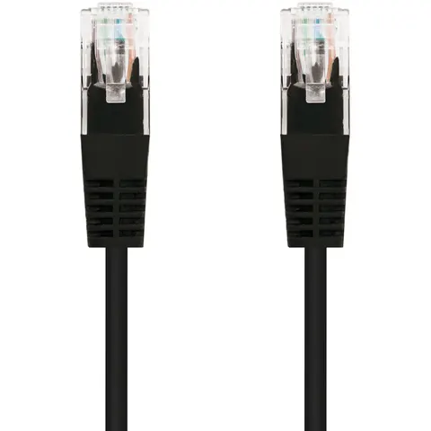 Cable Red RJ45 Cat6e U/UTP Negro (2 mts) - Nanocable – imagen 1