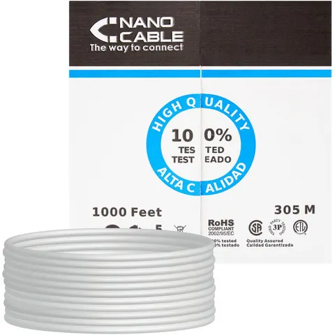 Nanocable BOBINA 305M CAT.5E FLEXIBLE AWG24 – imagen 1