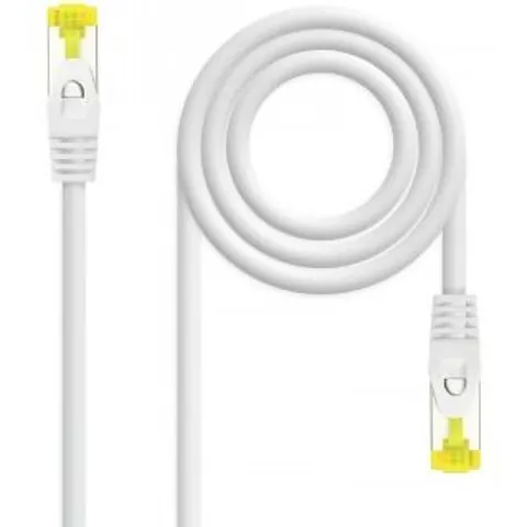 Cable Red RJ45 Cat6a SF/UTP Blanco (2 mts) - Nanocable – imagen 1