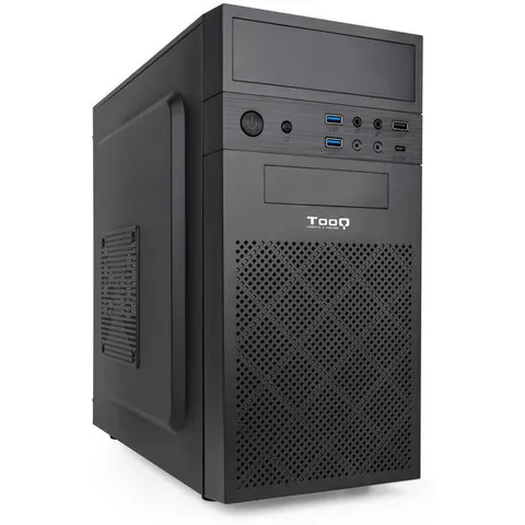 TooQ Caja Minitorre Micro-ATX Negra – imagen 1