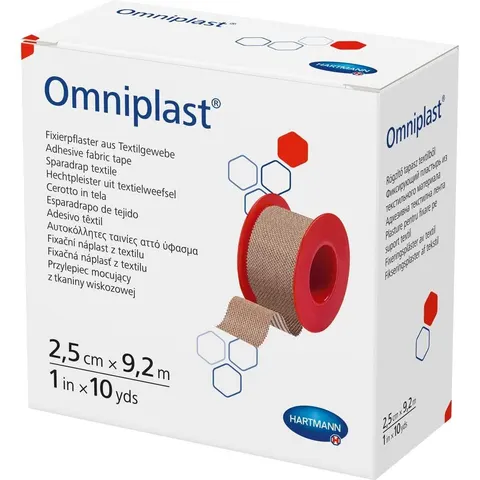 Omniplast Fixierpflaster Textilgew.2,5 cmx9,2 m – Bild 1
