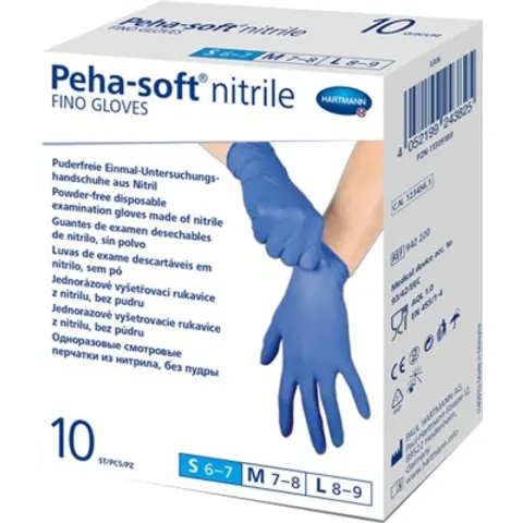 Peha Soft Nitrile Fine Gloves P 10 units L – image 1