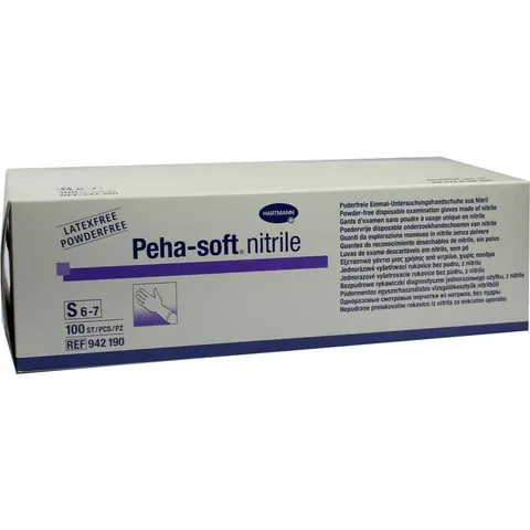 Peha Soft Nitrile Gloves 100 units S – image 1