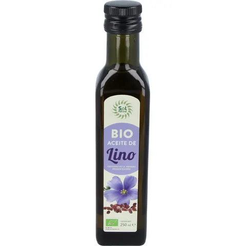 Solnatural aceite de lino 1 pres 250ml. – imagen 1
