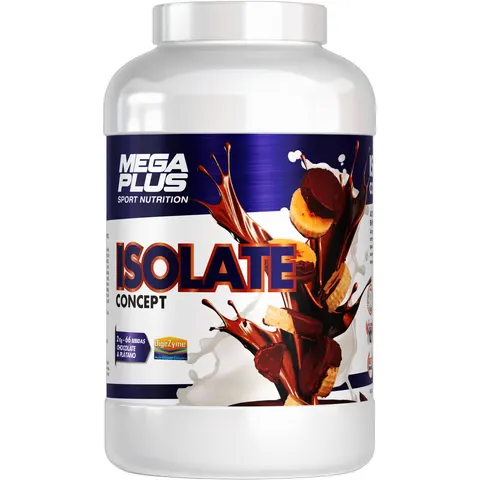 Mega plus isolate concept chocolate-platano 1kg. – imagen 1