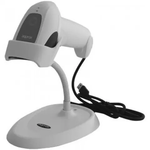 Escáner de código de barras USB 1D portátil appLS11ASWH (blanco) - APPROX – imagen 1