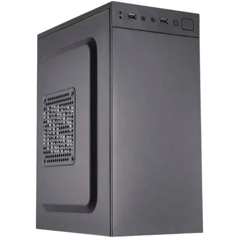 Gabinete Micro-ATX APPC-201 (negro) - APPROX – imagen 1