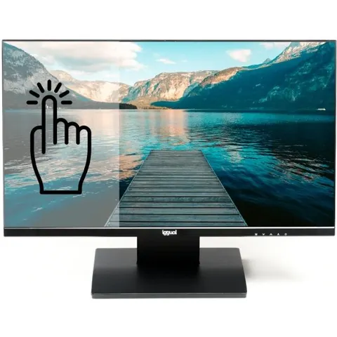 Monitor LED IPS Táctil 23.6" MTL236A Full HD (Negro) - IGGUAL – imagen 1
