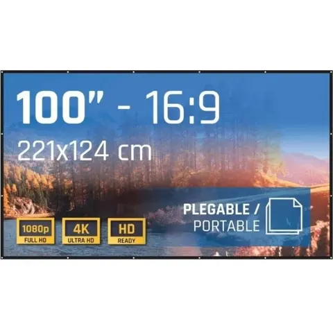 Projectiescherm iggual IGG318133 100" – afbeelding 1