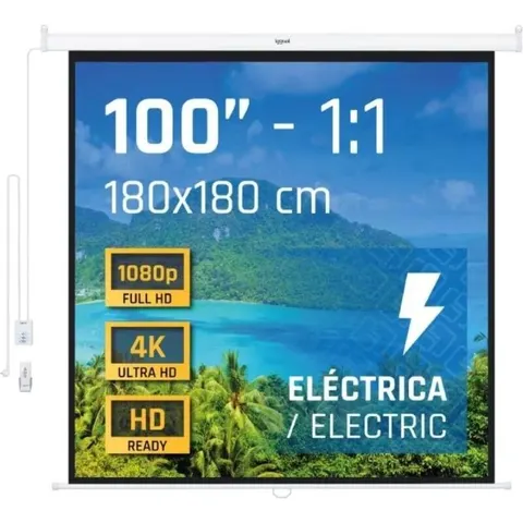 Projectiescherm iggual IGG319215 – afbeelding 1