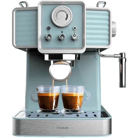 Cecotec Cafetera Vintage Espresso 20 Tradizionale Light Blue – imagen 1