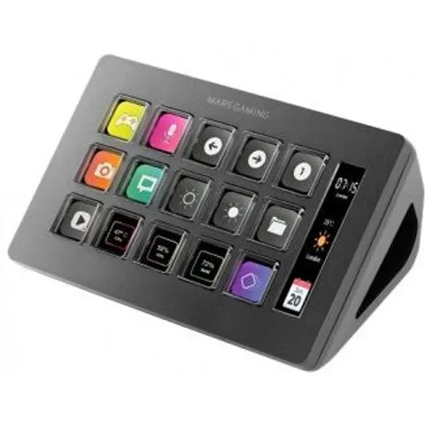 MARS-GAMING MSD-ONE Slim Control Deck (Negro) - MARS GAMING – imagen 1