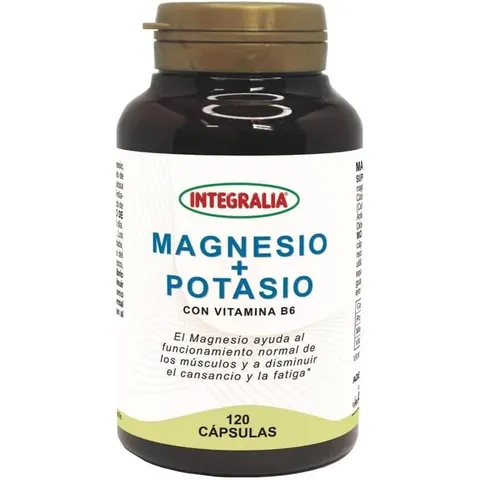 Integralia magnesio+potasio 120 cap – imagen 1