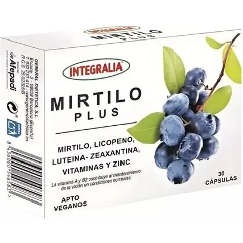 Integralia Mirtilo Plus 30 Caps – imagen 1