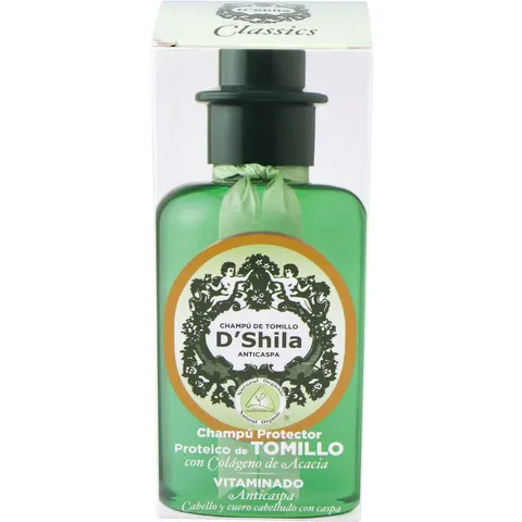 D'SHILA Champú de Tomillo Anticaspa 300 ml – imagen 1