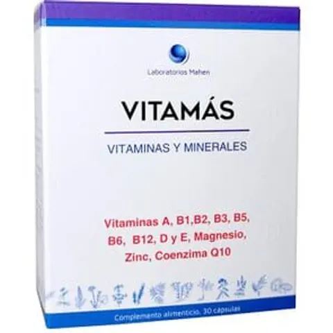 Mahen Vitamás 30 Caps – imagen 1