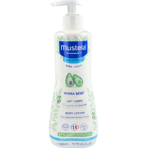 Mustela hydra leche corporal bebe-nio 500ml. – imagen 1