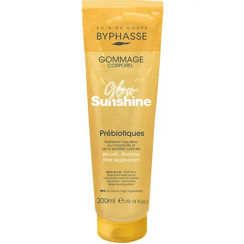 Byphasse Glow Sunshine exfoliante corporal prebiótico 300 ml – imagen 1