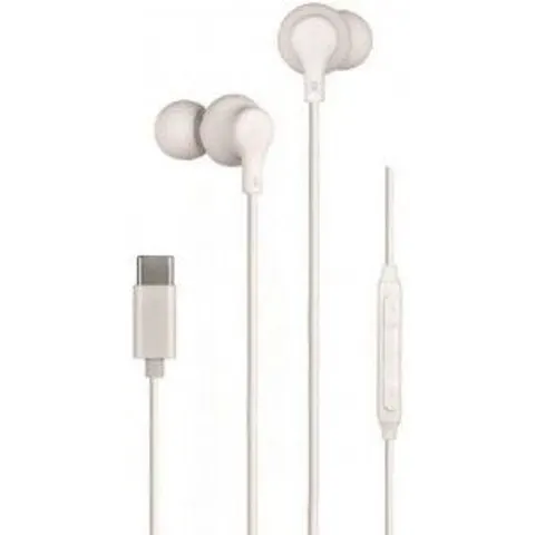 Auriculares Intrauditivos Daewoo DW2016 - con Micrófono - USB Tipo-C - Blancos – imagen 1