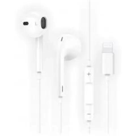 Auriculares Intrauditivos Tech One Tech earTECH HIP TEC1201 - con Micrófono - Lightning - Blancos – imagen 1