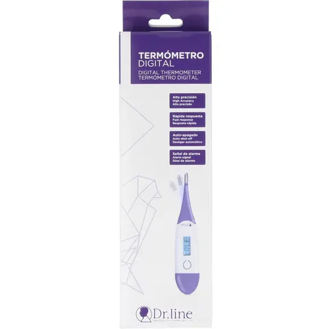 Dr. Line Termomentro Digital Punta Flexible – imagen 1